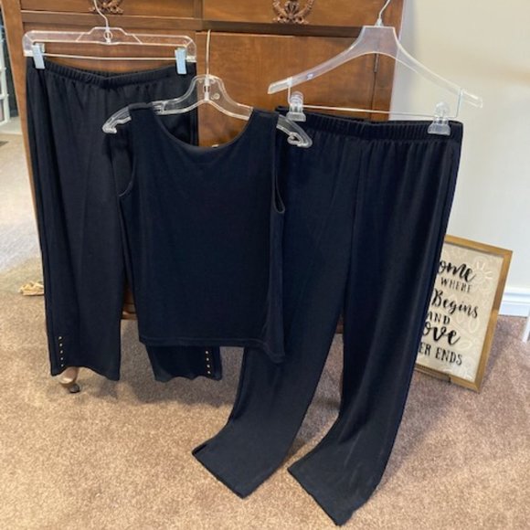 NWOT - Chico's Travelers Classic India Ink Straight-Leg Split Ankle Pant - Sz 0 - Picture 3 of 16